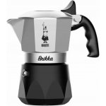 Bialetti Brikka Moka konvička 0,1 l Černá, Nerezová ocel – Zboží Mobilmania