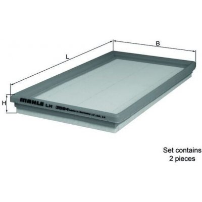 Vzduchový filtr MAHLE LX 3594/S – Hledejceny.cz