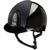 Jezdecká helma KEP Jezdecká ochranná helma Cromo 2.0 Polish Metal Milano SW frame černá