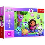 TREFL Gábinin kouzelný domek 30 dílků – Zboží Dáma