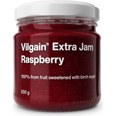 Vilgain extra Jam malina s březovým cukrem 200 g