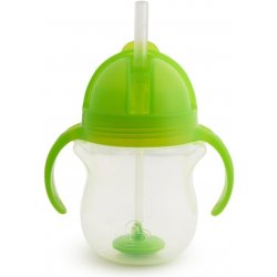 Munchkin Click Lock Tip & Sip hrnek s brčkem Green 207 ml