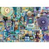 Puzzle Cobble Hill Barvy duhy: Modrá 1000 dílků