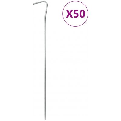 zahrada-XL Stanové kolíky 23 cm 3 mm pozinkovaná ocel 4009328 50 ks – Zboží Mobilmania