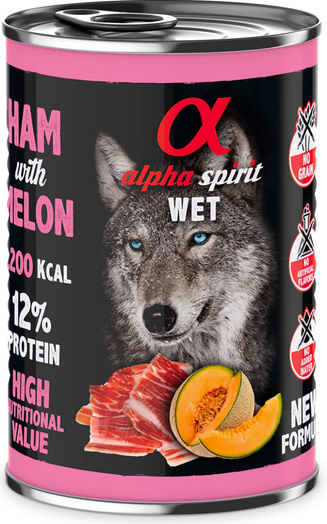 Alpha Spirit Wet Beef & Melon 400 g