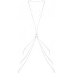 Bijoux Indiscrets Magnifique 8 Body Chain, Erotický řetízkový šperk na tělo, stříbrná – Zboží Dáma
