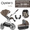 Kočárek BabyStyle Oyster 3 set 4 v 1 Truffle 2021