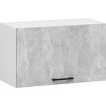 DobreSny Závěsná skříňka nad digestoř Olivia 60 x 29 cm bílá / beton – Zboží Dáma