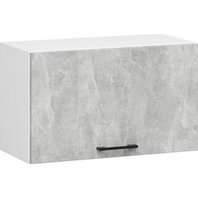 DobreSny Závěsná skříňka nad digestoř Olivia 60 x 29 cm bílá / beton – Zboží Dáma