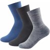 DEVOLD DAILY LIGHT KID SOCK 3PK ponožky dětské KID Mix