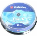 Médium pro vypalování Verbatim CD-R 700MB 52x, spindle, 10ks (43437)