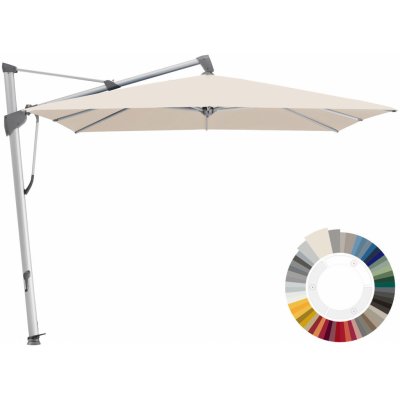 Boční slunečník GLATZ Sombrano S+ 350 x 350 cm Třída 5 – Hledejceny.cz