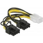 Delock PCI Express napájecí kabel 6 pin samice > 2 x 8 pin samec 15cm – Hledejceny.cz