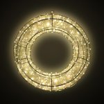 TORO Vánoční závěsná dekorace 600LED věnec 36cm – Hledejceny.cz