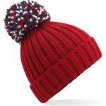 Beechfield dámská čepice s bambulí B390 Classic Red – Hledejceny.cz