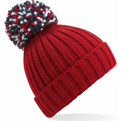 Beechfield dámská čepice s bambulí B390 Classic Red – Hledejceny.cz