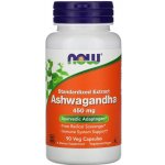 NOW Foods Ashwagandha Vitánie snodárná extrakt 450 mg 90 rostlinných kapslí – Hledejceny.cz