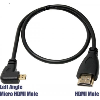 Rollin HDMI na micro HDMI 0,5m GO_9016 – Zboží Mobilmania