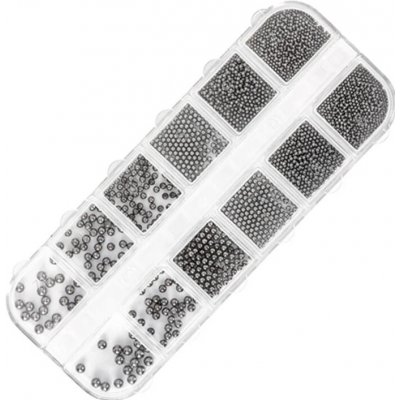 Starnails Perly na nehty Dark Silver, 6 velikostí – Hledejceny.cz