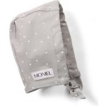 Moniel Dětská rostoucí zavazovací čepice Dots Šedá – Sleviste.cz