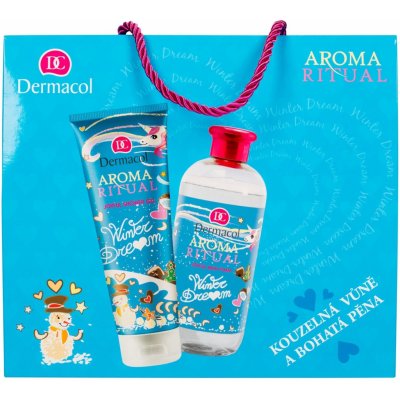 Dermacol Aroma Ritual Winter Dream sprchový gel pro ženy 250 ml + pěna do koupele 500 ml dárková sada – Zboží Mobilmania
