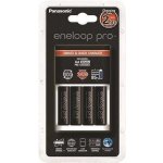 Panasonic Eneloop Charger BQ-CC55 + 4 x R6/AA Eneloop PRO 2500mAh BK-3HCDE K-KJ55HCD40E – Sleviste.cz