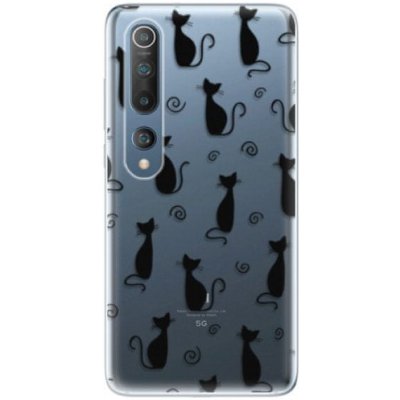 iSaprio Cat pattern 05 Xiaomi Mi 10 / Mi 10 Pro černé