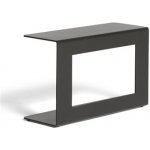 Diphano Hliníkový boční stolek Sunset, obdélníkový 43,5x26x54cm, rám hliník bílá (white), deska hliník bílá (white) – Hledejceny.cz