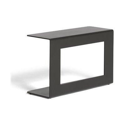 Diphano Hliníkový boční stolek Sunset, obdélníkový 43,5x26x54cm, rám hliník bílá (white), deska hliník bílá (white) – Hledejceny.cz