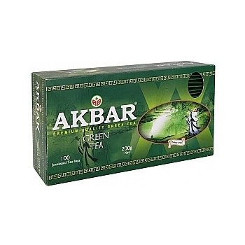 Akbar Classic Green Tea Fannings BOPF 100 x 2 g