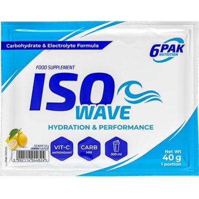 6Pak Nutrition Isotonic Iso Wave 40 g, – Zboží Mobilmania