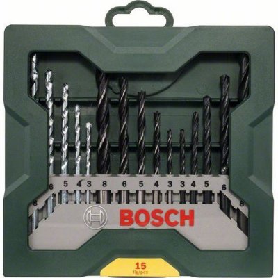 Bosch 15dílná sada vrtáků Mini-X-Line mix 2607019675 – Zboží Mobilmania