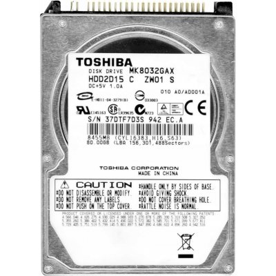 Toshiba 80GB PATA IDE/ATA 2,5", MK8032GAX – Hledejceny.cz