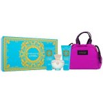 Versace Dylan Turquoise EDT 100 ml + sprchový gel 100 ml + tělové mléko 100 ml + kosmetická taška dárková sada – Sleviste.cz
