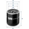 Olejový filtr pro automobily Olejový filtr UFI 23.191.00