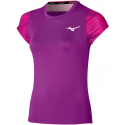 Mizuno Dámské tričko Charge Printed Tee Purple Magic