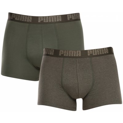 Puma 2 PACK pánské boxerky zelené (521015001 038)