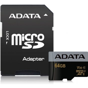 ADATA microSDXC 64 GB UHS-I U1 AUSDX64GUI3V30G-RA1