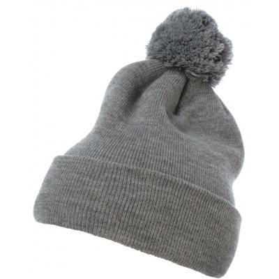 Čepice Pom Pom Knit s manžetou vřesově šedá šedá – Hledejceny.cz