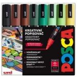 Uni Posca PC-5M 1,8 2,5 mm Earth mix zemitých tónů 8 ks – Zboží Živě