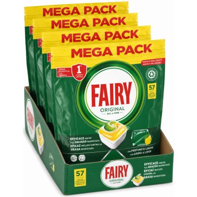 Fairy tablety do myčky Original All in1 Lemon 4 x 56 ks – Hledejceny.cz