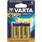 Varta LongLife C 2ks 4114 101 412 – Zboží Mobilmania