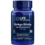 Life Extension Ginkgo Biloba Certifikovaný Extrakt 365 kapslí – Hledejceny.cz