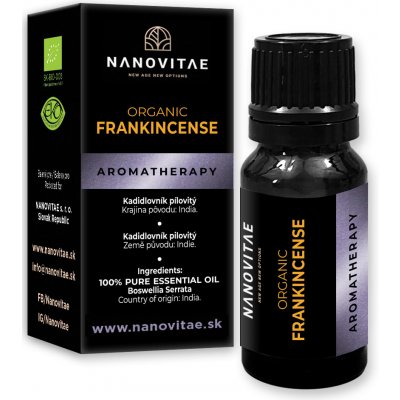 Nanovitae Kadidlo esenciální olej Organic quality 10 ml – Hledejceny.cz