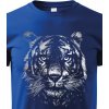 Dětské tričko dětské tričko Tygr, modrá