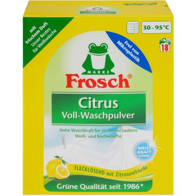 Frosch prostředek na praní Univerzal Citrus 1,35 kg – Hledejceny.cz