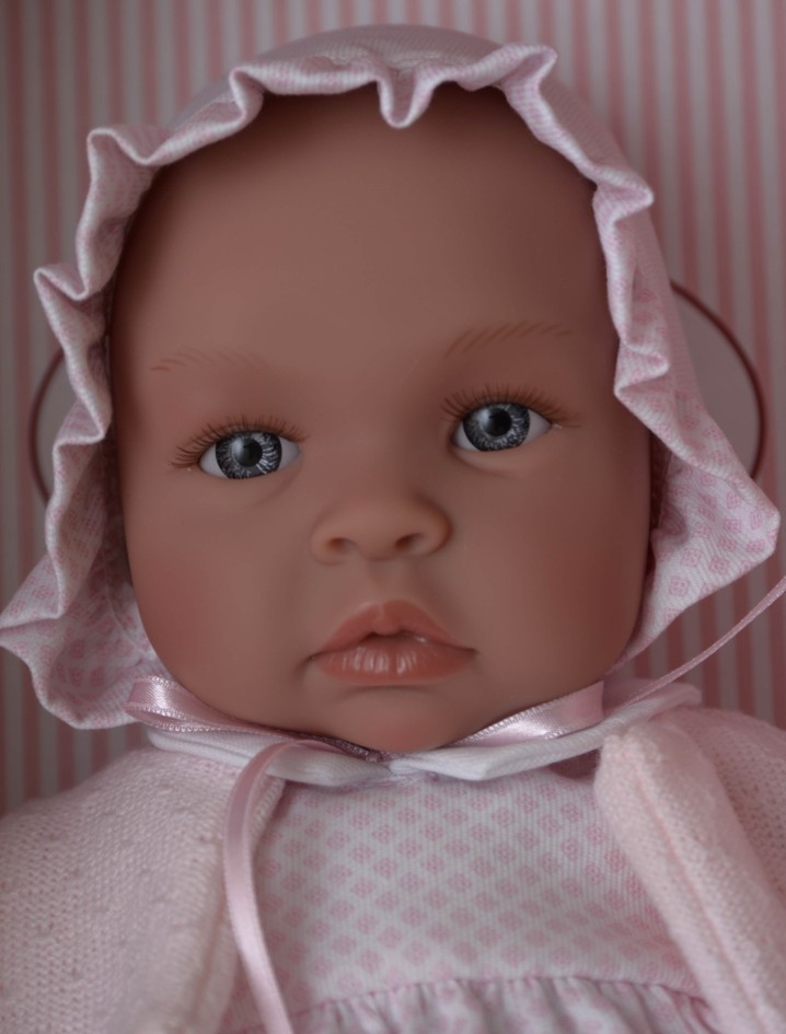 Asivil Realistické miminko Lea růžové bolerko
