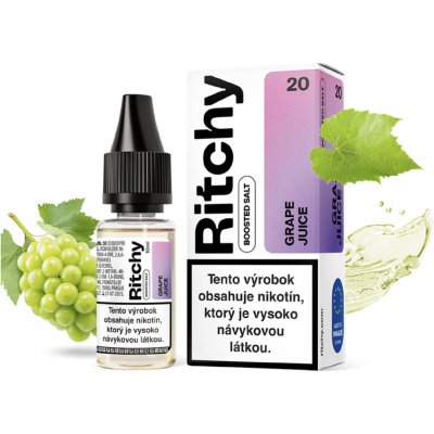 Ritchy Salt Grape Juice 10 ml 20 mg – Hledejceny.cz