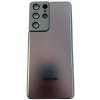 Náhradní kryt na mobilní telefon Samsung Galaxy S21 Ultra 5G - Zadní kryt se sklíčem zadní kamery - silver (stříbrný)
