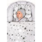 New Baby hnízdečko s peřinkami hvězdy šedá – Zboží Mobilmania